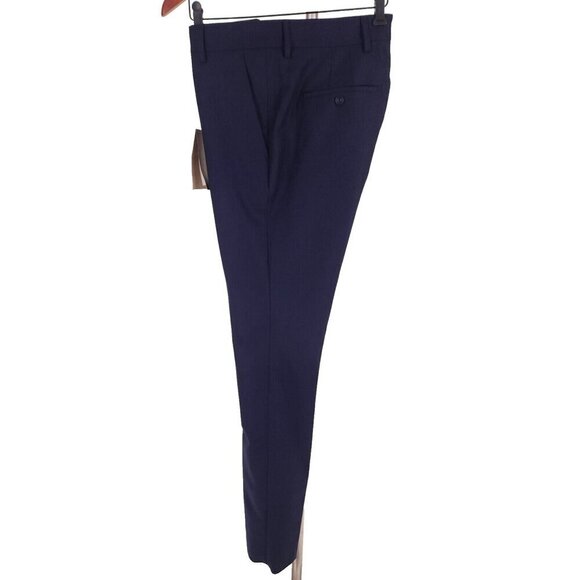 Burberry London Wool Pants Size 50 US M Mens Navy Trousers - Picture 3 of 14